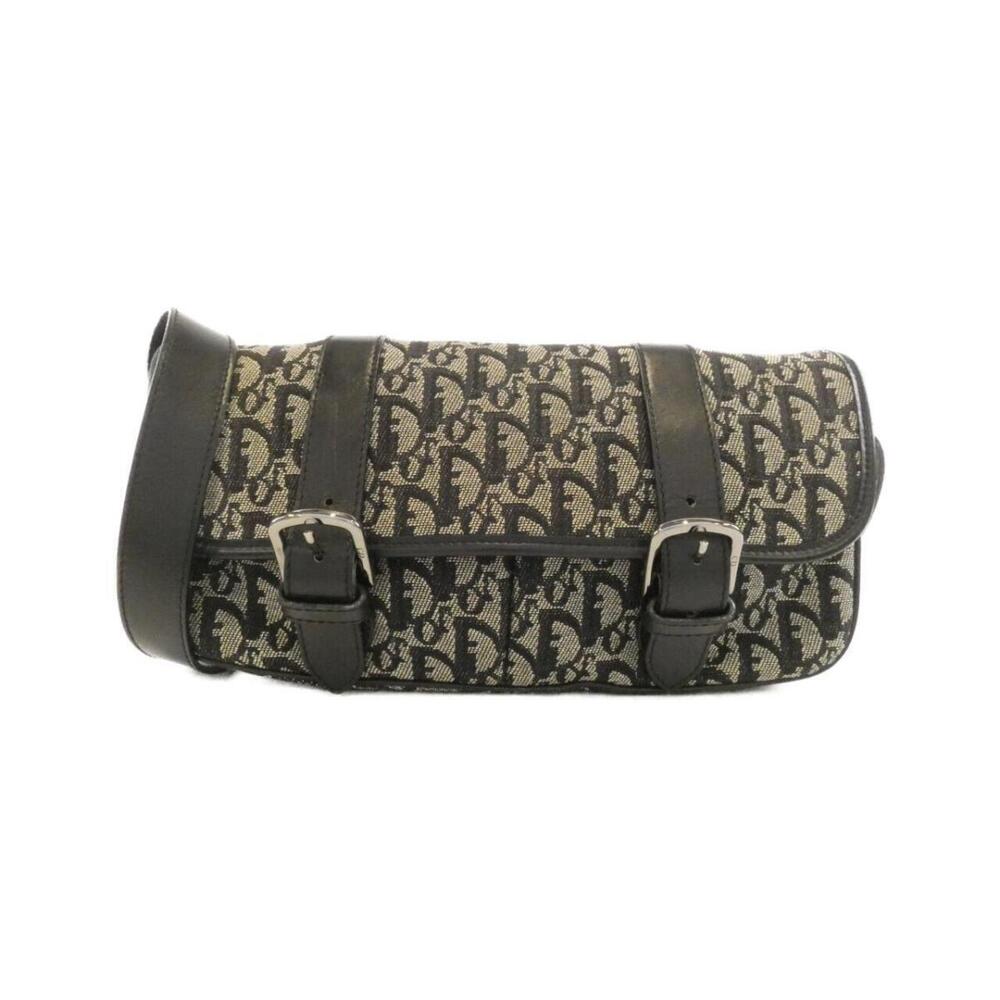 Christian Dior Trotter Messenger bag monogram canvas Black